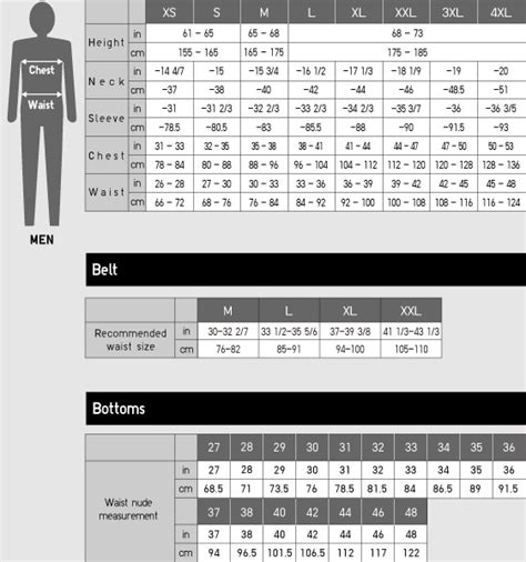 uniqlo sizing chart philippines.